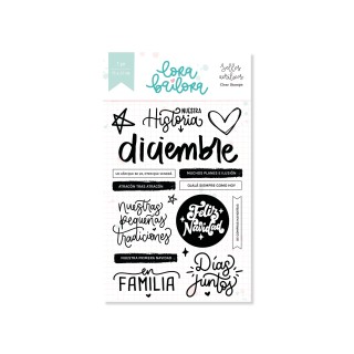 DOCUMENTA DECEMBER acrylic stamp set