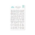 Acrylic stamp set ALPHABETO UP&DOWN OUTLINED