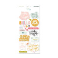 Stickers chipboard phrases NORTHERN SPANISH