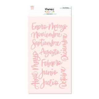 Troquel MESES ESPAÑOL