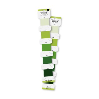 Set of embroidery threads APPLE GREEN