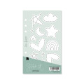 STARS AND HEARTS Sewing Template