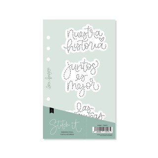 Plantilla de costura FRASES I
