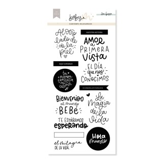 HOLA MUNDO Acrylic Stamp Set