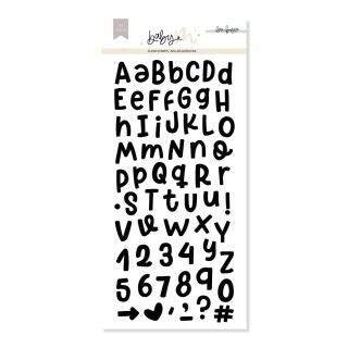 Acrylic stamp set ALPHABETO BABY M