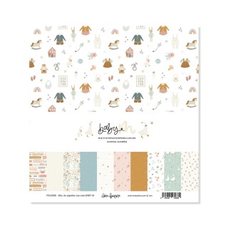 Pad of 36 single-sided papers 30,5×30,5 cm BABY M