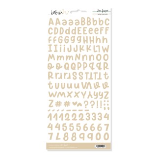 Beige alphabet BABY M