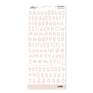 Baby pink alphabet BABY M
