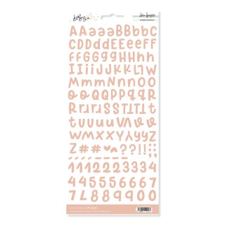 Alphabet peach BABY M