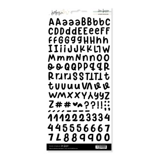 Black alphabet BABY M