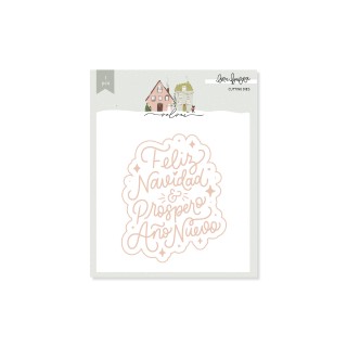 MERRY CHRISTMAS die cut