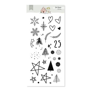 Acrylic stamp set CHRISTMAS DETAILS