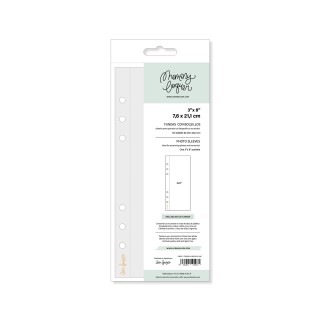 Set of 10 sleeves 3 "x8" one pocket