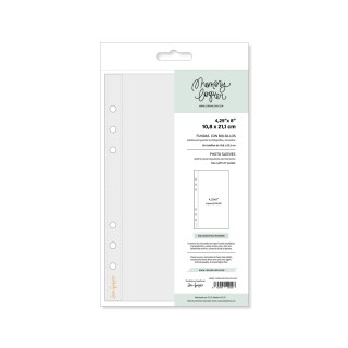 Set of 10 pouches 4.25 "x8" one pocket