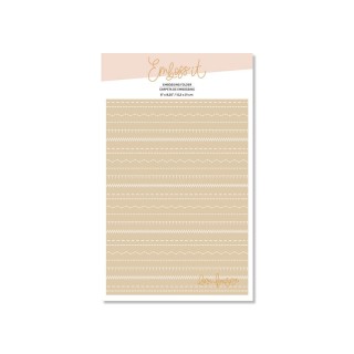 Embossing folder 6 "x 8.25" SEWING