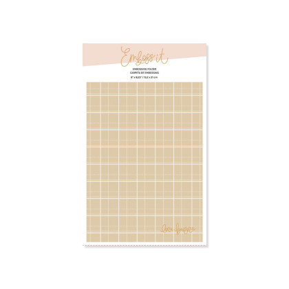 Embossing Folder 6 "x 8.25" SQUARE