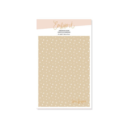 Embossing Folder 6 "x 8.25" STARS