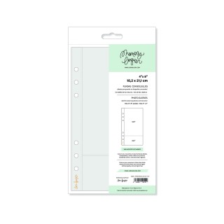 Set of 10 sleeves 4 "x8" two pockets