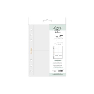 Set of 10 sleeves 4.25 "x7" four pockets