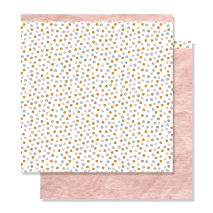 Kit of 12 double-sided printed papers 30.5x30.5 cm HELLO