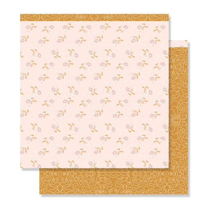 Kit of 12 double-sided printed papers 30.5x30.5 cm HELLO