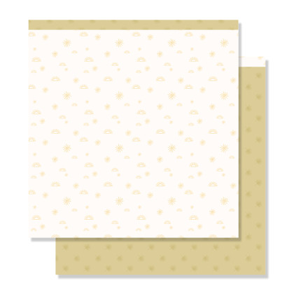 Kit of 12 double-sided printed papers 30.5x30.5 cm HELLO