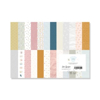 Paper pad 24 one-side printed papers 15,2x20,3 cm HELLO