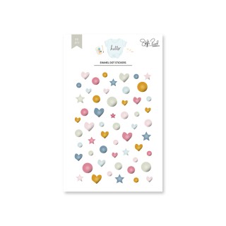 Enamel dots HELLO