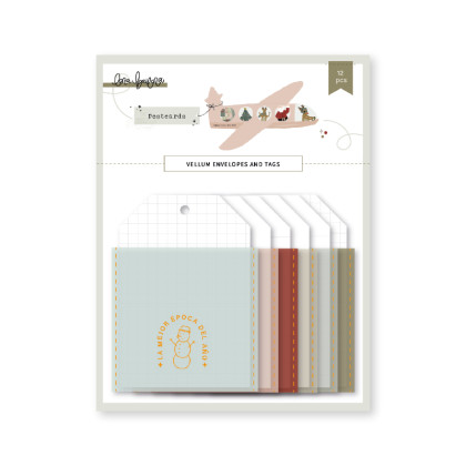 Lora Bailora - Enveloppes calque & Tags - Postcards