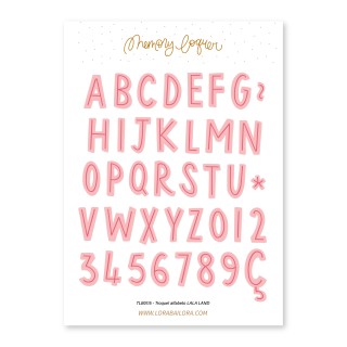 LALA LAND ALPHABET DIES