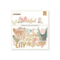 Die cuts vellum with foil LALA LAND