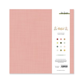 Pack 12 papeles básicos estampados a doble cara 30,5x30,5 cm LALA LAND