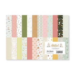 Paper pad 24 papers printed on one side 15,2x20,3 cm LALA LAND