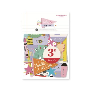 Die cuts Baby M va al cole