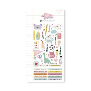 Puffys illustrations Baby M goes to school