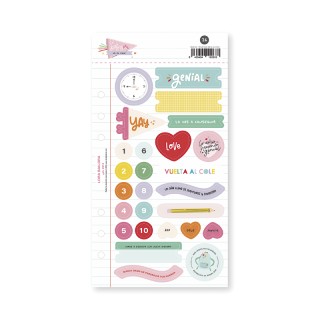 Stickers Baby M goes to school