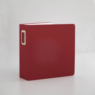 Cloth album 6x8" wide spine CHERRY