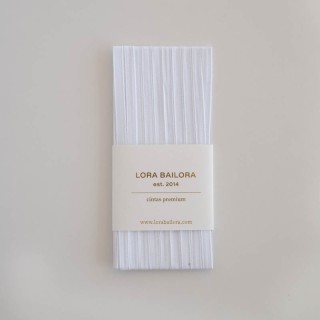 Cinta algodón blanco