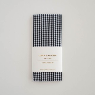 Cinta vichy negro