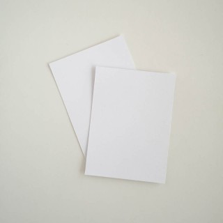 Pack 50 tarjetas 3x4" lisas