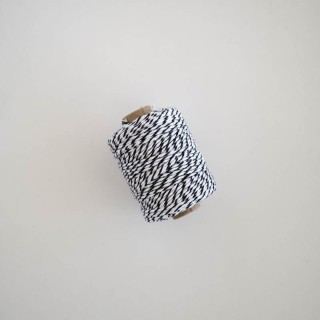 Cordón twist negro 50m