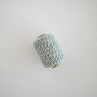 Cordón twist verde 50m