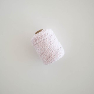 Cordón twist rosa bebé 50m