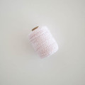 Cordón twist rosa bebé 50m