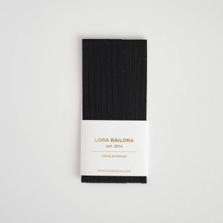 Cinta algodón thin negro 5m - Grosor 4mm