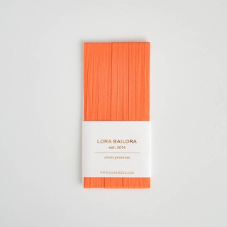 Cinta algodón thin naranja 5 m