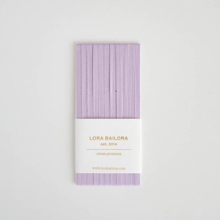 Cinta algodón thin malva 5m - Grosor 4mm