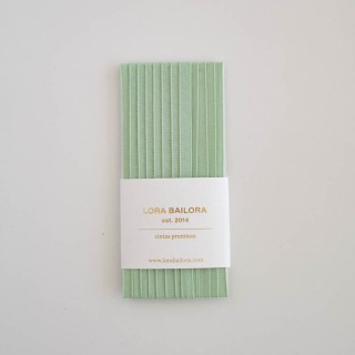 Cinta algodón verde manzana 5m - Grosor 6mm