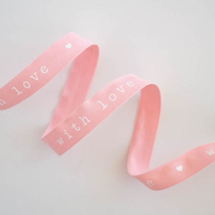 With love ribbon 2,5 m - Thickness 15mm