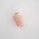 Cordón algodón lurex rosa 50m